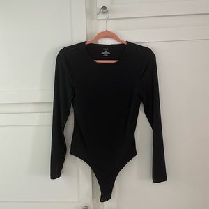 nuuds Black Long Sleeve Bodysuit